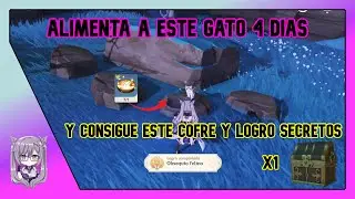 ALIMENTA ESTE GATO Y GANA ESTE COFRE Y LOGRO SECRETOS INAZUMA 2.1 / Genshin Impact Gameplay Español