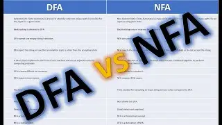 Difference between NFA and DFA with examples