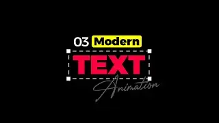 3 Modern Text Animation in Alight Motion - Alight Motion Tutorial