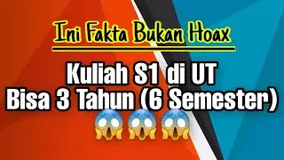 Cara Lulus CEPAT Kuliah di UT | Sudah Terbukti dan No Hoax