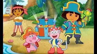 doras pirate boat treasure - dora the explorer pirate boat treasure hunt | dora dora swiper