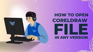 How to Open CorelDraw File In Any Version | Higher Version CDR File Open in Lower Version