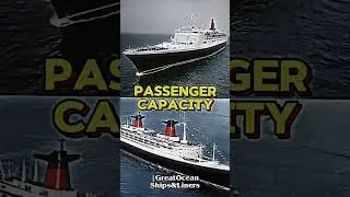 SS France 🆚 RMS QE2 #ships #edit #shorts