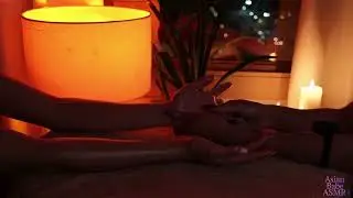 ASMR Girls played with their Hand and Arm!