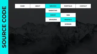 Drop Down Menu HTML CSS | How to Create Dropdown Navigation Menu