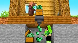 100 Jeitos de Roubar Esmeraldas do Villager do Mau no Minecraft