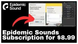 How to Get Epidemic Sounds Subscription Only for $8.99