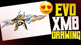 EVO GUN | DRAWING | EVO XM8 DRAWING | FREE FIRE DRAWING | FF