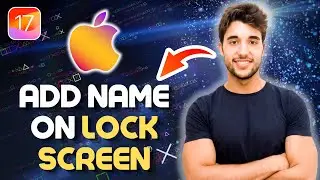 How to Add Your NAME on iPhone Lock Screen 2024 (Customize iPhone lock screen)