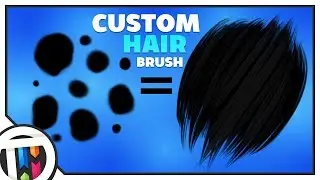 GIMP Tutorial - How to create a CUSTOM Hair Brush!
