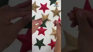 Christmas Stars | Simple Paper Crafts | ❤️️🎄 Amazing Christmas Decor