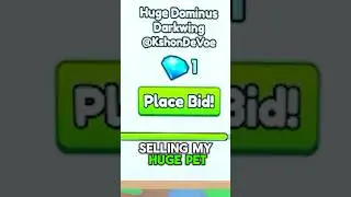 Selling Dominus Darkwing for 1 Diamond! (Roblox Pet Simulator 99!)