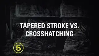 Drawing Tips and Techniques: Darrel's Tapered Stroke vs. Crosshatching!