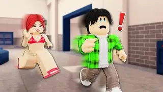 CREEPY GIRL CLASSMATE LOCKS Me In The SCHOOL! (Berry Avenue)