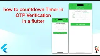 how to countdown Timer in OTP Verification in a flutter | Flutter Countdown Timer | Flutter Mobile