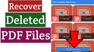 How To Recover Deleted PDF Files | Restore Deleted PDF Files