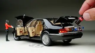 Unboxing of Mercedes W140 1:24 Scale Diecast Model Car