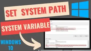 Set Path in windows 10 | Environment variable | System Path | Java | Python