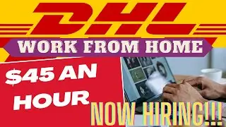 DHL IS HIRING NOW | Work From Home Job | $45 an hour | ❤️  