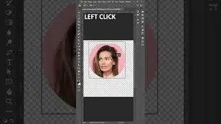 Circular Crop Your Profile Photo in Seconds with Photoshop #shorts