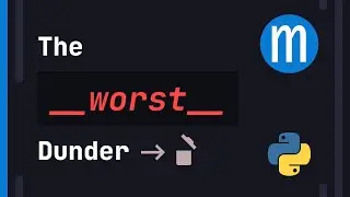 Python's most DISLIKED __dunder__ (and what to use instead)
