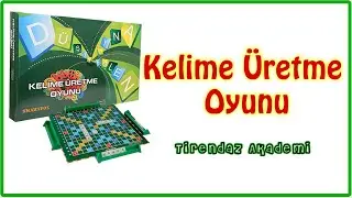 Kelime üretme (türetme) oyunu nasıl oynanır | Scrabble kelime oyunu kuralları