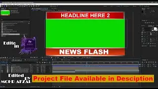 breaking news template green screen | Project File Available In Description