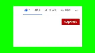 Green screen LIKE & SUBSCRIBE button animation FREE download No copyright