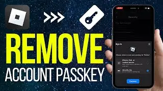 How To Remove Passkey From Roblox Account (2024)