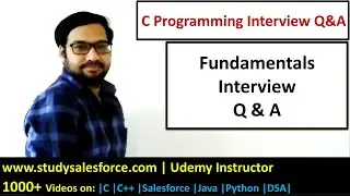 Fundamentals of C programming Interview Questions and Answers | C Programming | C Language Tutorials