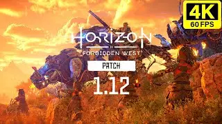 Horizon Forbidden West 1.12 Patch Update PS5 Gameplay 4K HDR 60FPS!
