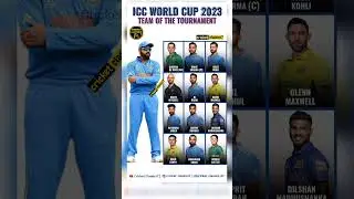 ICC World Cup 2023 Team of the Tournament 