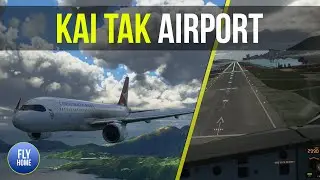 Microsoft Flight Simulator 2020 | Посадка в Кай Так | Kai Tak stunning approach | Ultra | Multiview