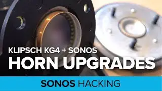 Klipsch KG4 + Sonos Bi-amp: Bob Crites titanium diaphragm + horn damping DIY upgrades