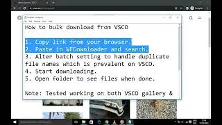 VSCO bulk downloader that works on image galleries and collections
