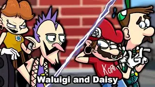 Waluigi, Daisy, Luigi Vs Mario (Day Out cover) - Mario Madness V2 FNF