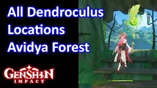 All Dendroculus Locations Avidya Forest Genshin Impact