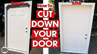 How To Cut a Door Frame | Shorten a Door Slab