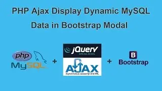 PHP Ajax Display Dynamic MySQL Data in Bootstrap Modal