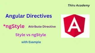 ngStyle directive | ngStyle Angular directive | ngStyle directive in Angular | Thiru Academy