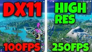 *NEW* HIGH RES TEXTURES vs. DX11 in Fortnite SEASON 5!!