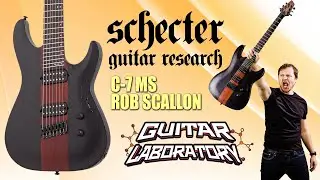 SCHECTER C-7 MS ROB SCALLON - электрогитара 7 струн || Мощный мультимензур!