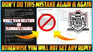 Don't do this mistake while sending mail to @Esports-BattlegroundsMobileIndia.com | Get Reply Now |