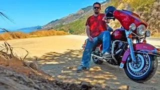 Mit einer Harley in Kalifornien