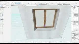Отделка откосов в оконном проёме ArchiCAD
