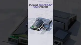 ArchiCAD Eco Friendly Home Project #archicad #bim #tutorial #design #architecturedesign #building