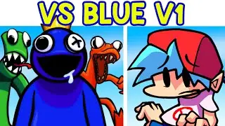 Friday Night Funkin' VS Blue V1 | Roblox Rainbow Friends (FNF Mod)