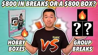 $800 IN GROUP BREAKS VS A $800 HOBBY BOX 🔥 | 2020-21 Panini Donruss Optic Basketball