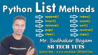 List Methods in Python | Python List Methods (Complete Explanation) | Python Programming