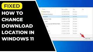 How to Change Download Location in Windows 11 | change download Folder Path on windows11 ⬇️📁